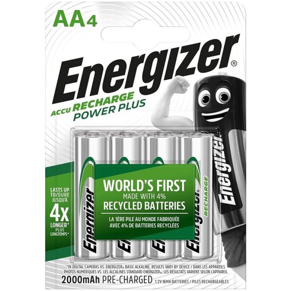 ENERGIZER - PILAS RECARGABLES AA4 BLISTER 4 - Imagen 2