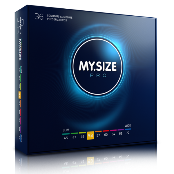 MY SIZE - PRO PRESERVATIVOS 53 MM 36 UNIDADES - Imagen 2