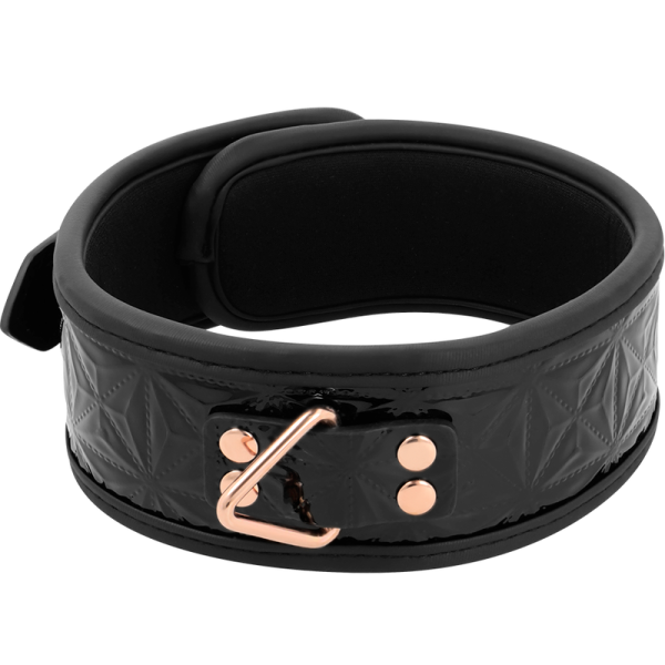 BLACK EDITION COLLAR CUERO VEGANO CON FORRO DE NEOPRENO - Imagen 2