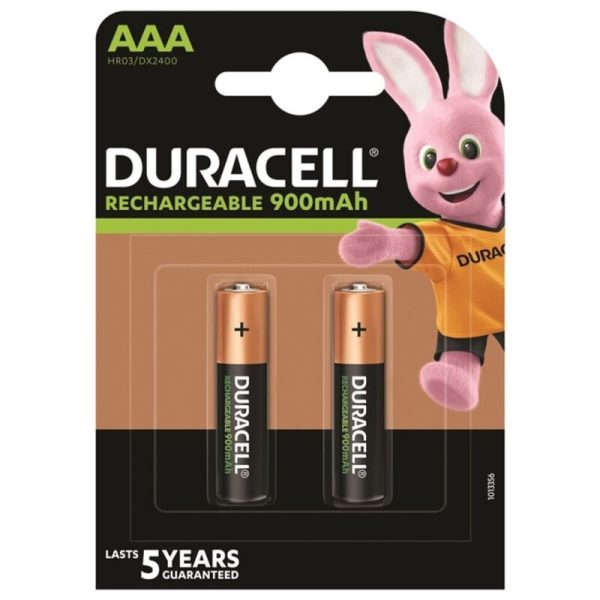 DURACELL - PILA RECARGABLE HR03 AAA 900mAh BLISTER*2 - Imagen 2