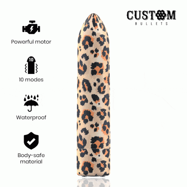 BALA RECARGABLE LEOPARD 10 INTENSIDADES - Imagen 2