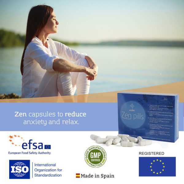500 COSMETICS - ZEN PILLS CAPSULAS RELAJACION Y REDUCCION ANSIEDAD - Imagen 2