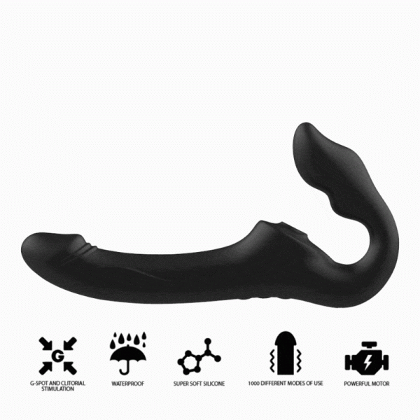 VIBRADOR LESBIANAS CONTROL REMOTO 3 MOTORES 1000 COMBINACIONES.