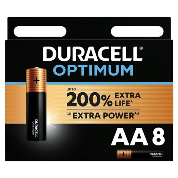 DURACELL - OPTIMUM 200 PILA ALCALINA AA LR6 BLISTER*8 - Imagen 2