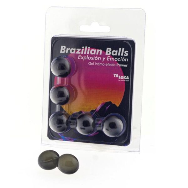 TALOKA - BRAZILIAN BALLS GEL EXCITANTE EFECTO POWER 5 BOLAS - Imagen 2