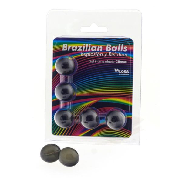TALOKA - BRAZILIAN BALLS GEL EXCITANTE EFECTO CLIMAX 5 BOLAS - Imagen 2