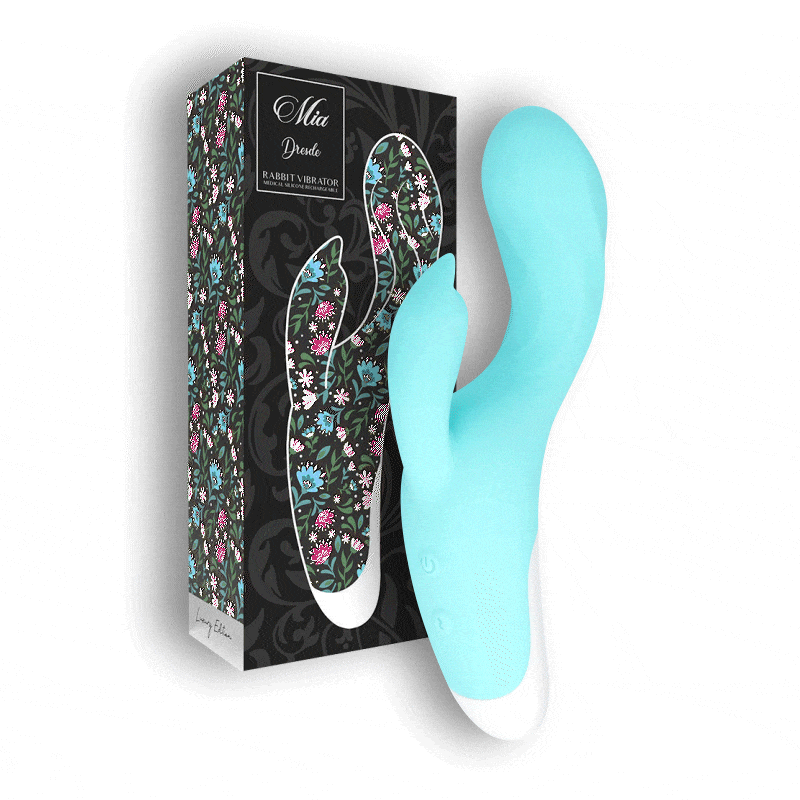 MIA - DRESDE VIBRADOR AZUL TURQUESA - Imagen 2