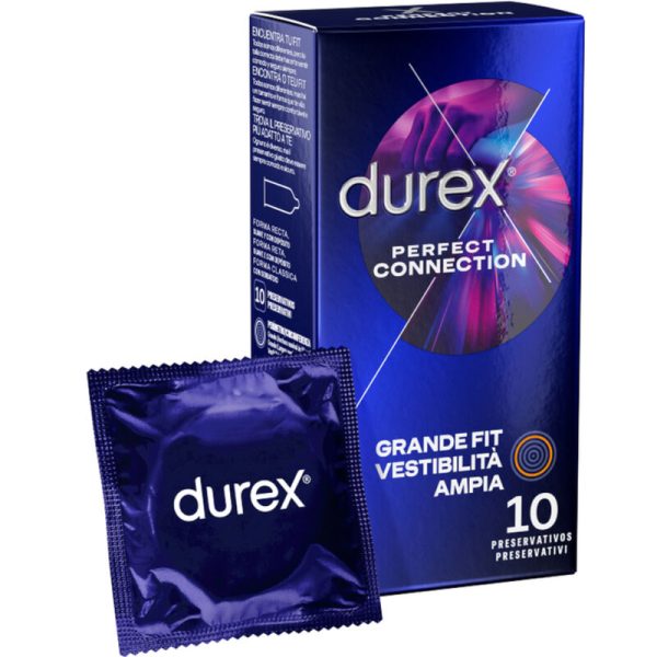 DUREX - PERFECT CONNECTION EXTRA LUBRICACION SILICONA 10 UNIDADES - Imagen 2