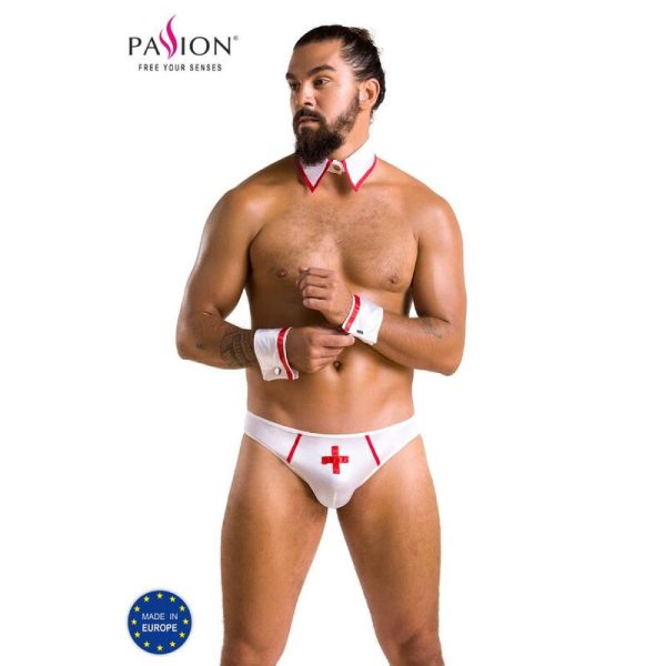 PASSION - 037 SLIP GREGORY BLANCO S/M - Imagen 2