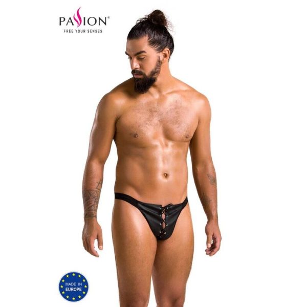 PASSION - 044 SLIP OPEN BEN NEGRO S/M - Imagen 2