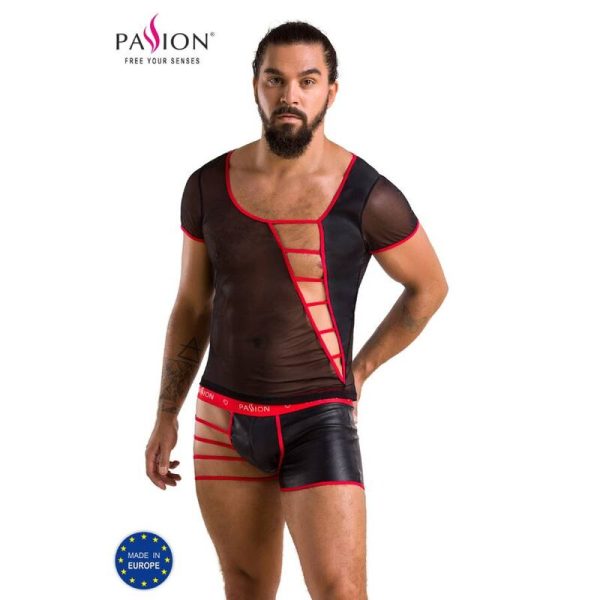 PASSION - 055 SET MARK NEGRO S/M - Imagen 2