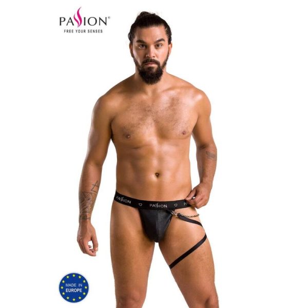 PASSION - 058 TANGA BILL NEGRO S/M - Imagen 2