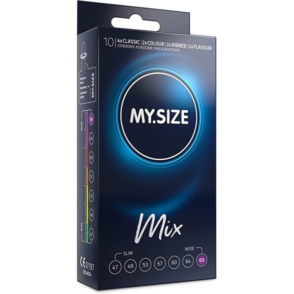 MY SIZE - MIX PRESERVATIVOS 69 MM 10 UNIDADES - Imagen 2