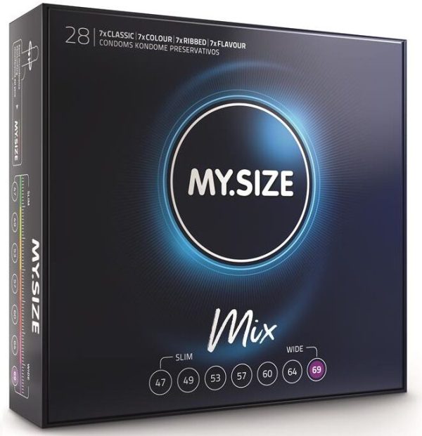 MY SIZE - MIX PRESERVATIVOS 69 MM 28 UNIDADES - Imagen 2