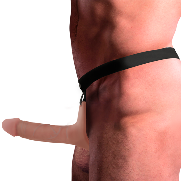 ARNÉS HUECO CON DILDO SILICONA 16 X 3.5 CM - Imagen 2