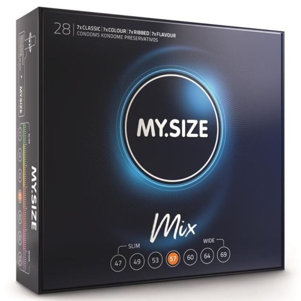 MY SIZE - MIX PRESERVATIVOS 57 MM 28 UNIDADES - Imagen 2