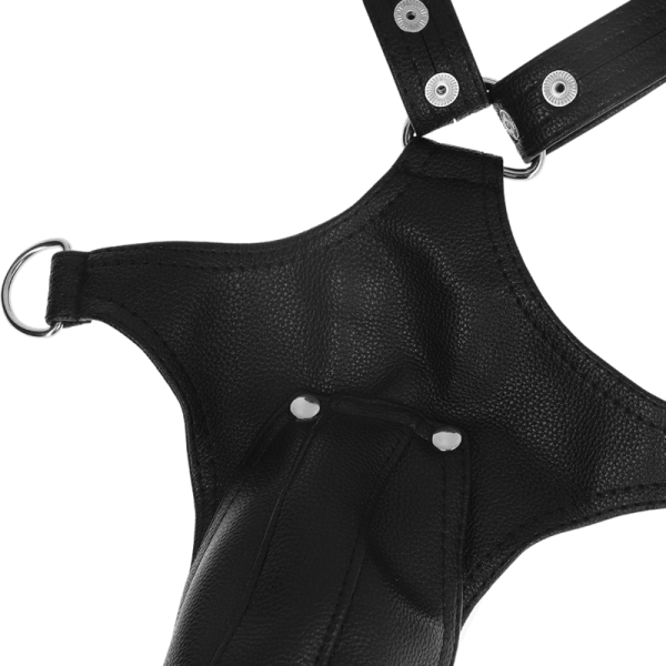 FETISH SUBMISSIVE ATTITUDE - ARNÉS ECOPIEL FORMA DE V HOMBRE - Imagen 2