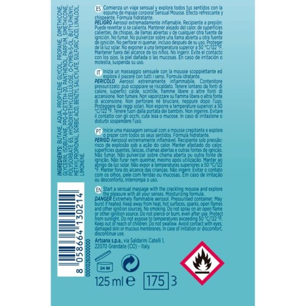 CONTROL - CREMA MASAJE MOUSSE SENSUAL WAVE 125 ML - Imagen 2