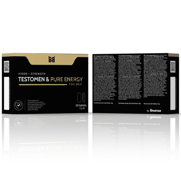 BLACK BULL - TESTOMEN & PURE ENERGY POTENCIADOR PARA HOMBRE 20 CÁPSULAS - Imagen 2