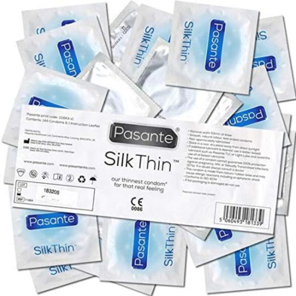 PASANTE - PRESERVATIVO SILK THIN MS FINO 144 UNIDADES - Imagen 2