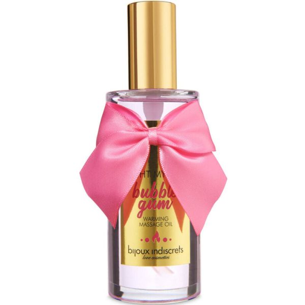 ACEITE MASAJE EFECTO CALOR SABOR CHICLE