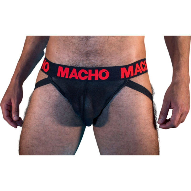 MACHO - MX26X2 JOCK NEGRO/ROJO S - Imagen 2