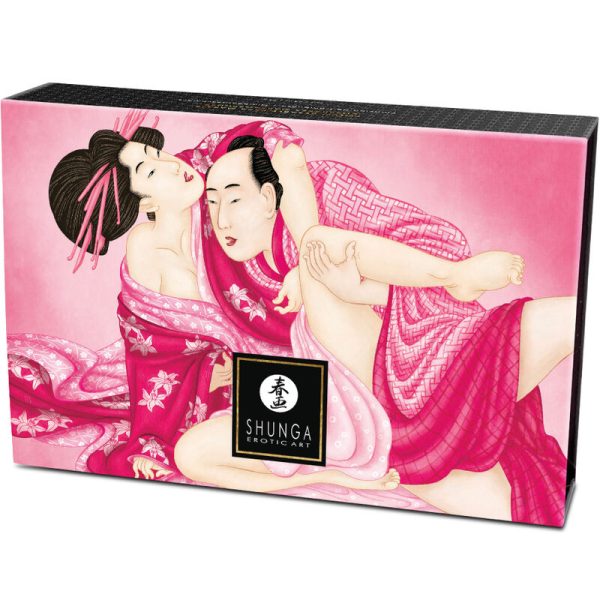 SHUNGA - KIT POLVOS DE MASAJE COMESTIBLE FRAMBUESA - Imagen 2