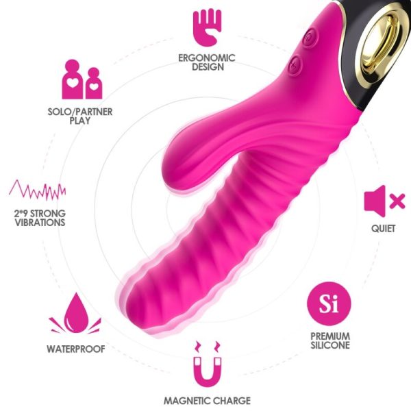 ARMONY - ETERNITY VIBRADOR SILICONA FUCSIA - Imagen 2