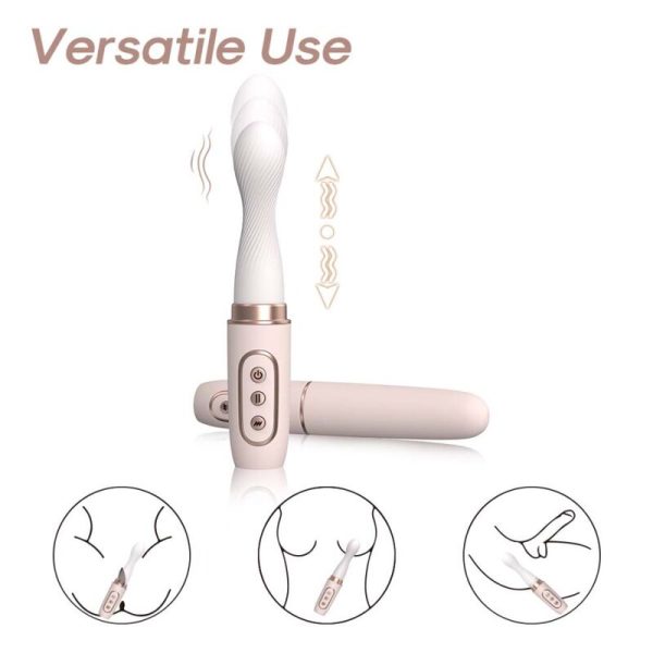 ARMONY - VIBRADOR ROTADOR & TELESCÓPIO AUTOMÁTICO YELLOW - Imagen 2