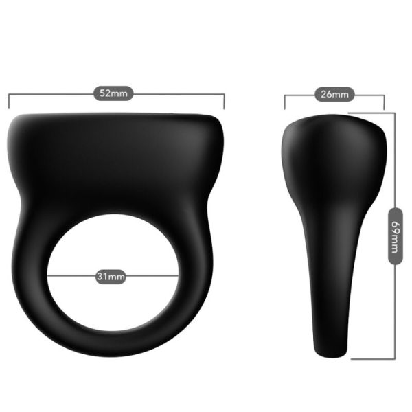 ARMONY - ANILLO VIBRADOR NEGRO - Imagen 2
