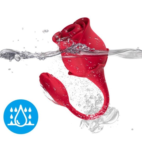 ARMONY - ROSA SUCCIONADOR DE CLITORIS & VIBRADOR 10 MODOS ROJO - Imagen 2