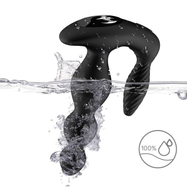 ARMONY - MANFUN VIBRADOR & ESTIMULADOR PLUG ANAL CONTROL REMOTO NEGRO - Imagen 2