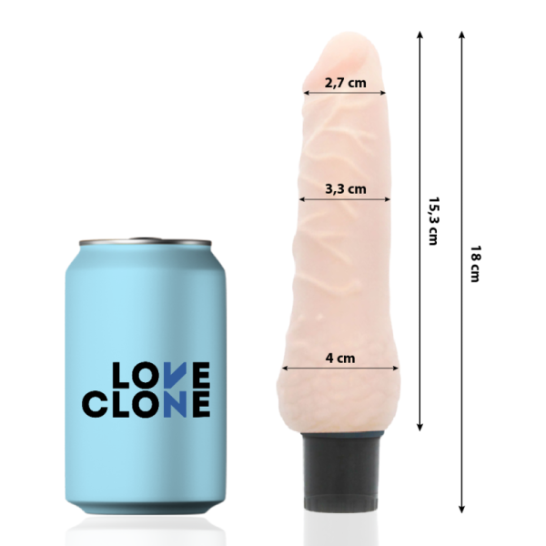 SELF LUBRICATION VIBRADOR 18.5 CM -O- 3.3 CM - Imagen 2