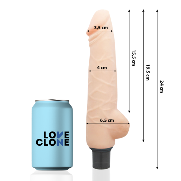 SELF LUBRICATION VIBRADOR 24 CM -O- 4 CM - Imagen 2