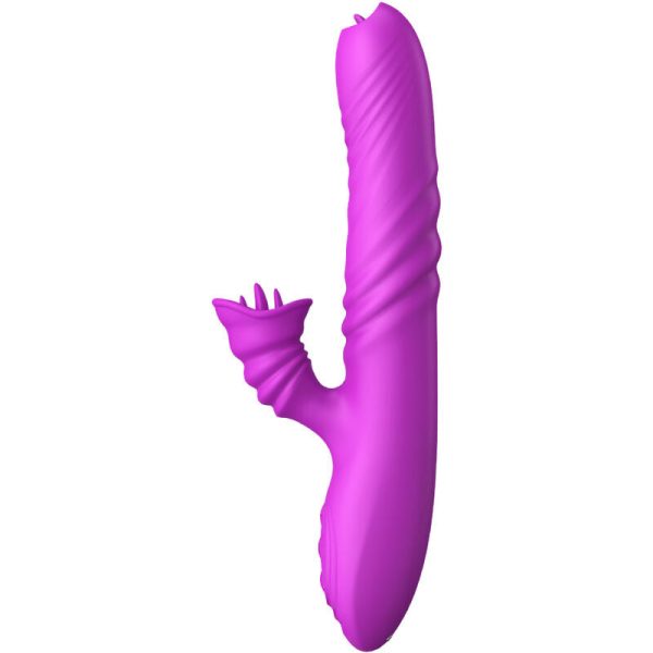 ARMONY - ANGELIA VIBRADOR MULTIFUNCION DOBLE LENGUA EFECTO CALOR VIOLETA - Imagen 2