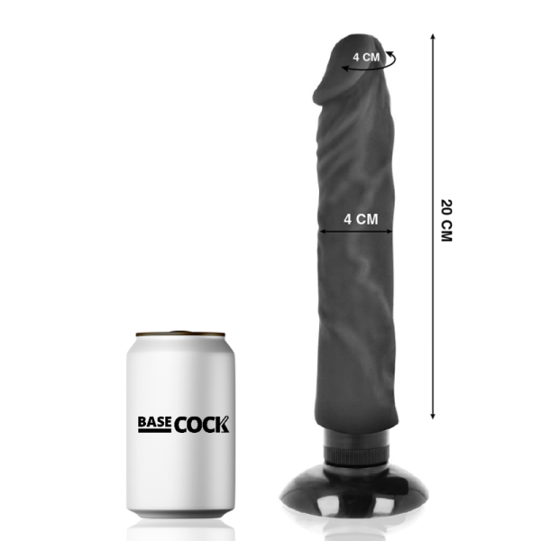 VIBRADOR REALISTICO 2-1 NATURAL 20 CM -O- 4 CM - Imagen 2