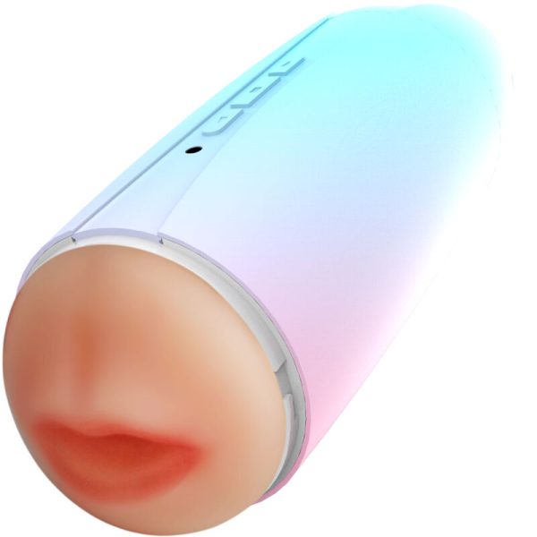 ARMONY - MASTURBADOR VIBRADOR DOBLE VAGINA & BOCA RAINBOW - Imagen 2