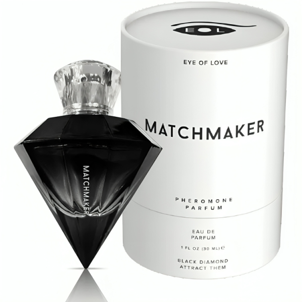 EYE OF LOVE - MATCHMAKER BLACK DIAMOND PERFUME FEROMONAS PARA AMBOS 30 ML - Imagen 2