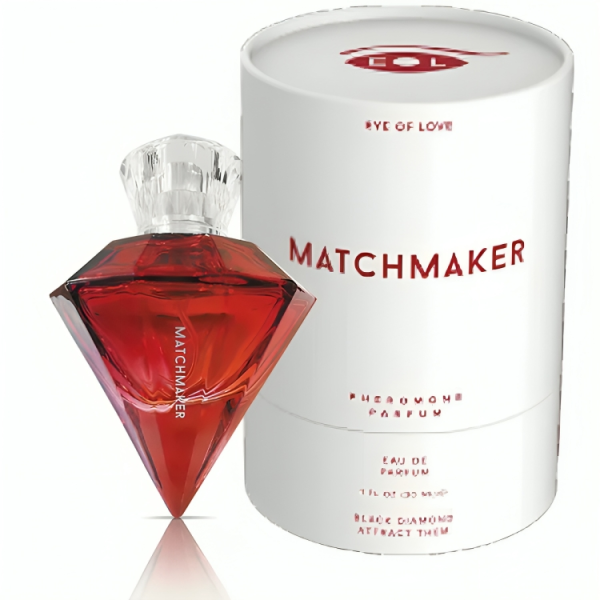 EYE OF LOVE - MATCHMAKER RED DIAMOND PERFUME FEROMONAS PARA AMBOS 30 ML - Imagen 2