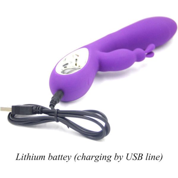 ARMONY - BELLA VIBRADOR RABBIT PULL RING VIOLETA - Imagen 2