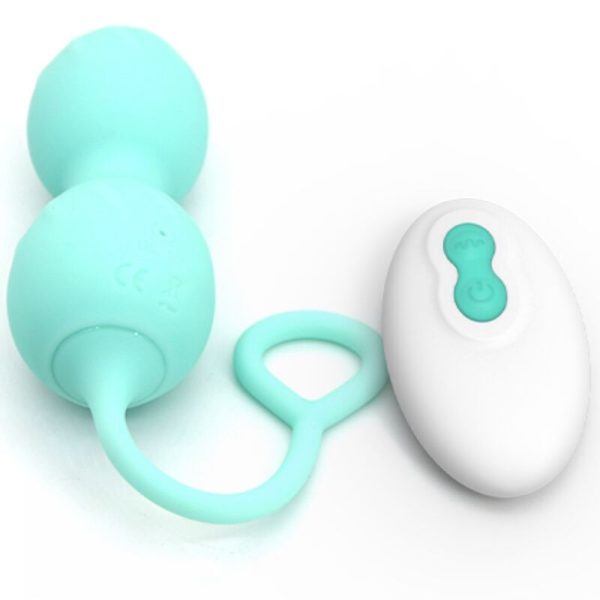 ARMONY - BLOSSOMS PESAS VAGINALES VIBRADOR CONTROL REMOTO 10 VIBRACIONES VERDE - Imagen 2
