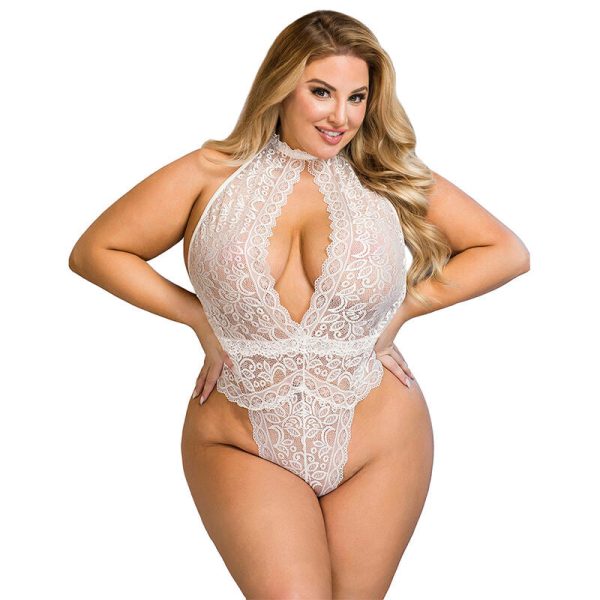 SUBBLIME - 953867 BODY DE ENCAJE BLANCO L/XL - Imagen 2