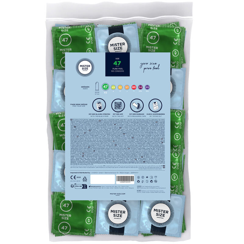MISTER SIZE - PRESERVATIVOS TALLA XS 47 MM (100 UNIDADES) - Imagen 2