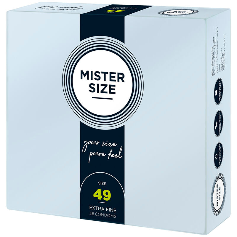 MISTER SIZE - PRESERVATIVOS TALLA S 49 MM (36 UNIDADES) - Imagen 2