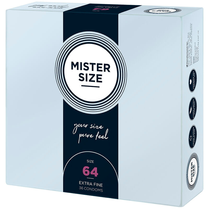 MISTER SIZE - PRESERVATIVOS TALLA XXL 64 MM (36 UNIDADES) - Imagen 2