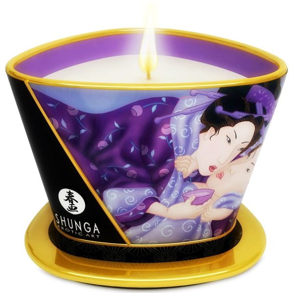SHUNGA - MINI CARESS BY CANDELIGHT VELA MASAJE FRUTAS EXÓTICAS 170 ML - Imagen 2
