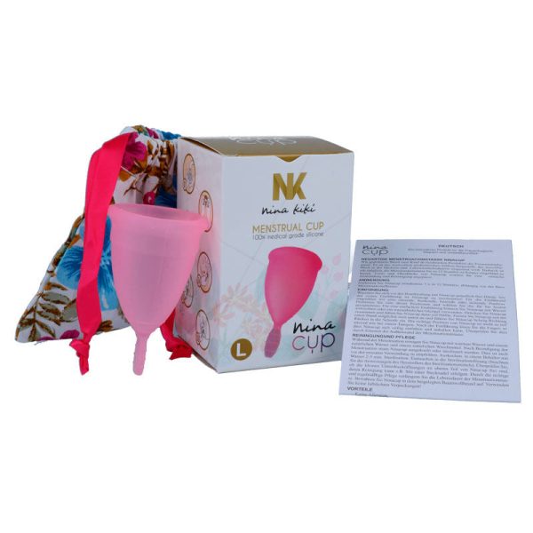 NINA KIKÍ - COPA MENSTRUAL ROSA - TALLA L - Imagen 2