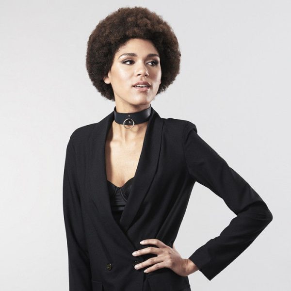 BIJOUX INDISCRETS MAZE - COLLAR CON CORREA NEGRO - Imagen 2