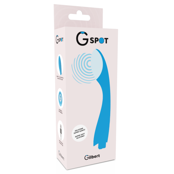 G-SPOT - GYLBERT VIBRADOR AZUL TURQUESA - Imagen 2