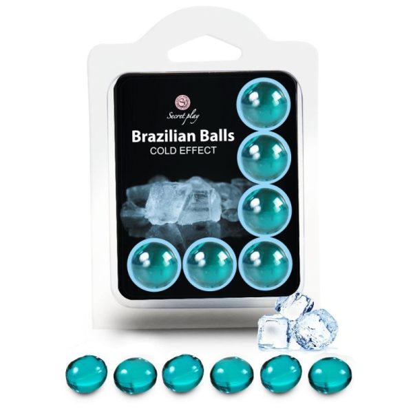 SECRETPLAY - SET 6 BRAZILIAN BALLS EFECTO FRIO - Imagen 2